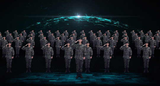 로커스가 '2023국방 지능정보화 컨퍼런스'에서 선보인 디지털 장병